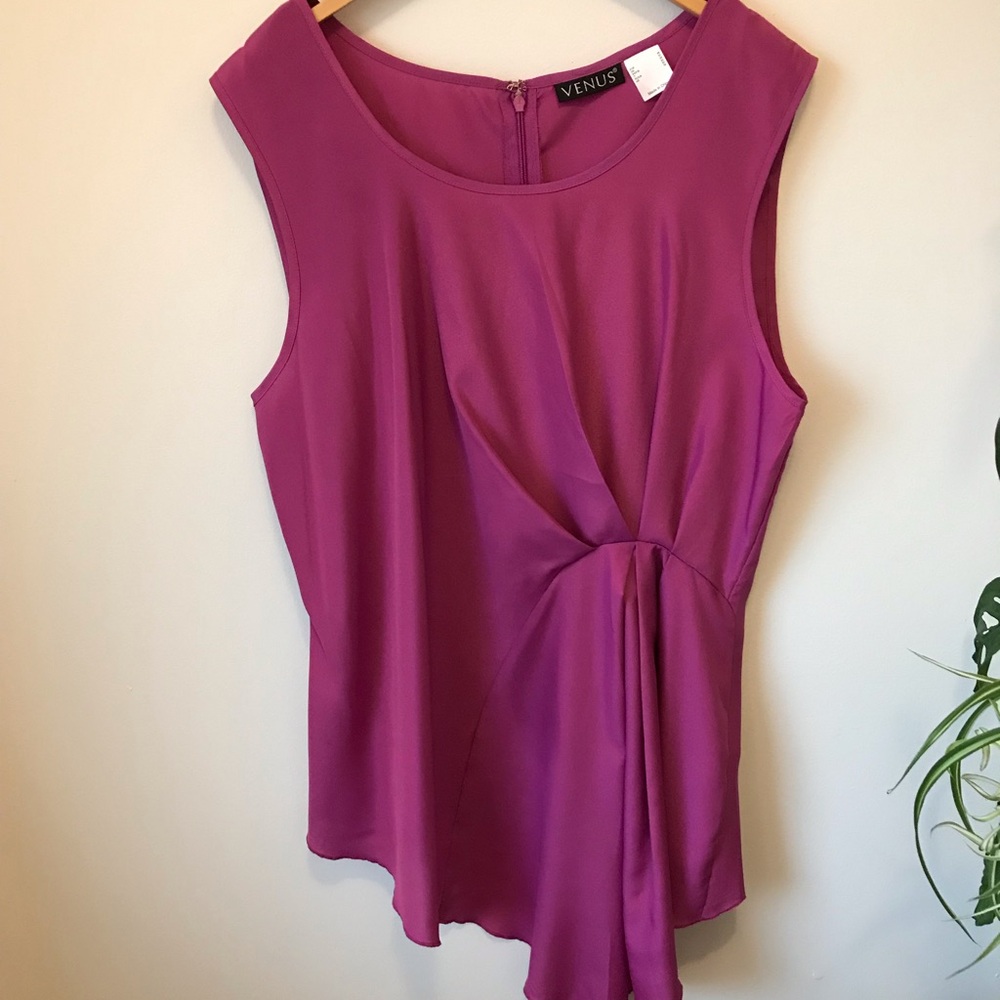 Venus Women's Purple Sleeveless Top